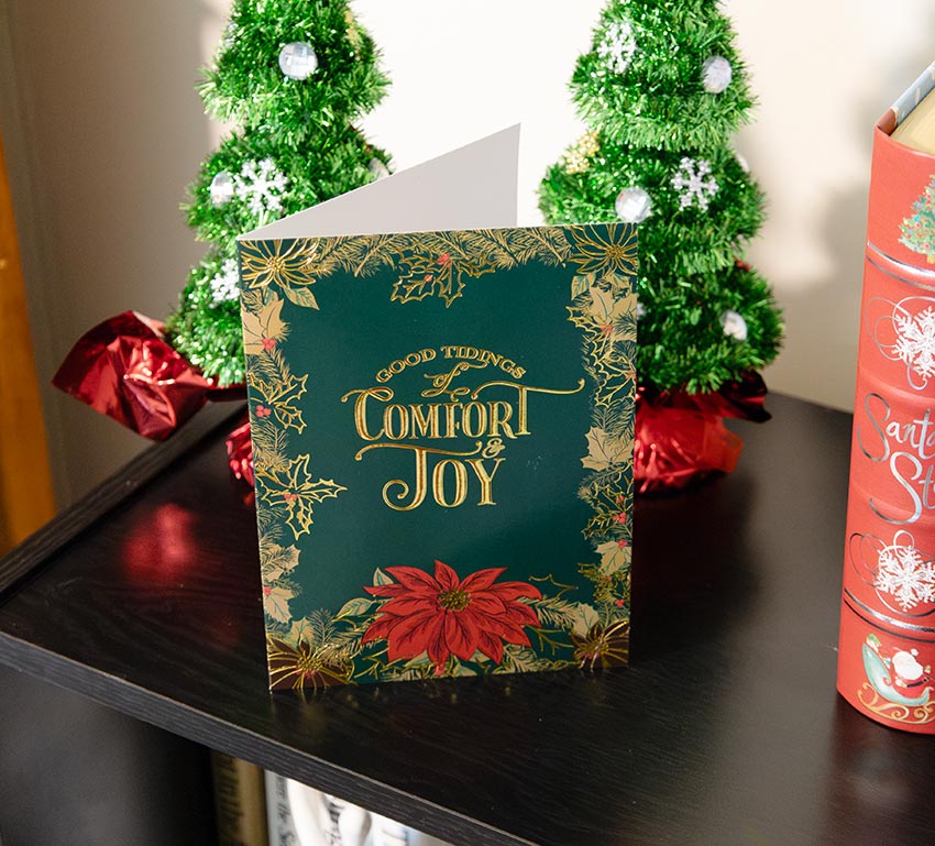 Metallic Red, Christmas Tree, Christmas Tidings Holiday Wrapping
