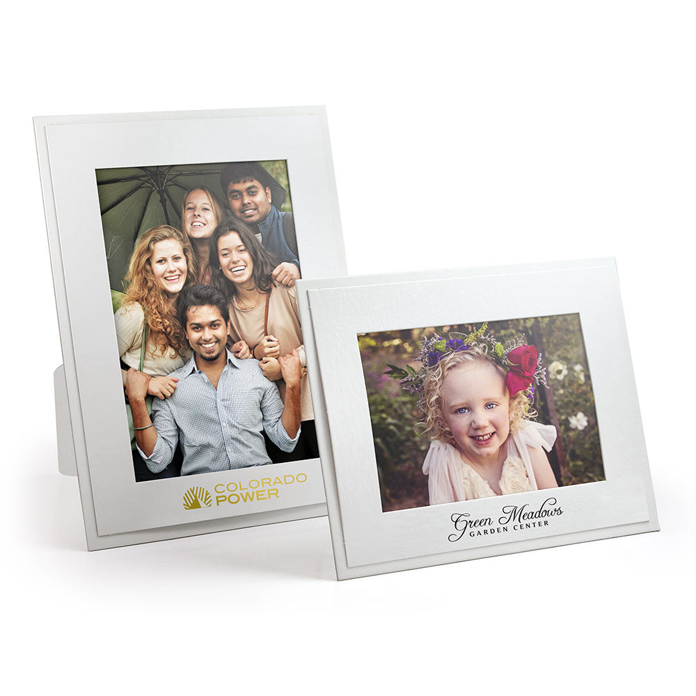 White Paper Picture Frames 4x6 Cardboard Photo Frames with Easel 2