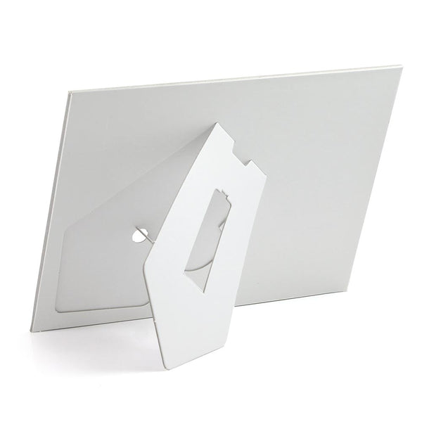 White on White Cardboard Frame for 4x6 or 5x7 Photos
