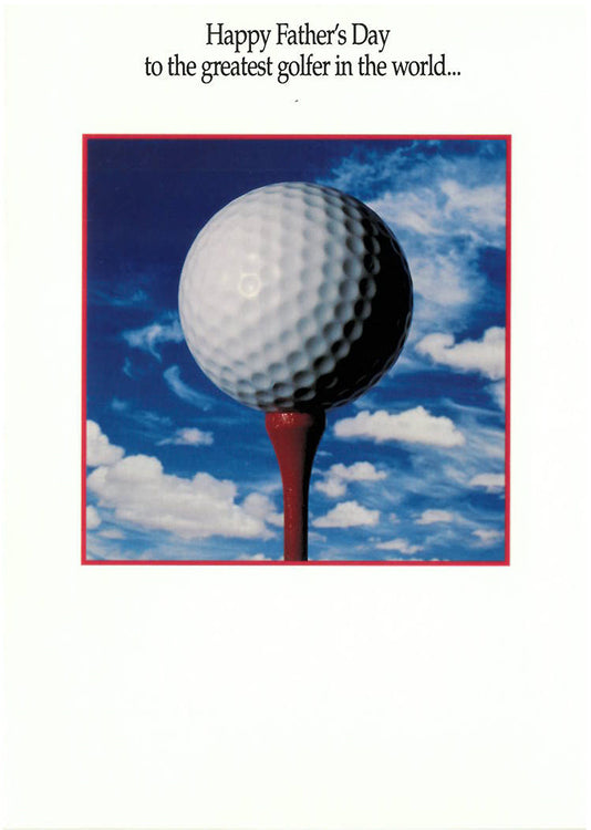 Tee'd Off Father's Day Card