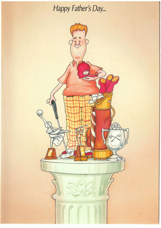 Pedestal Father's Day Card
