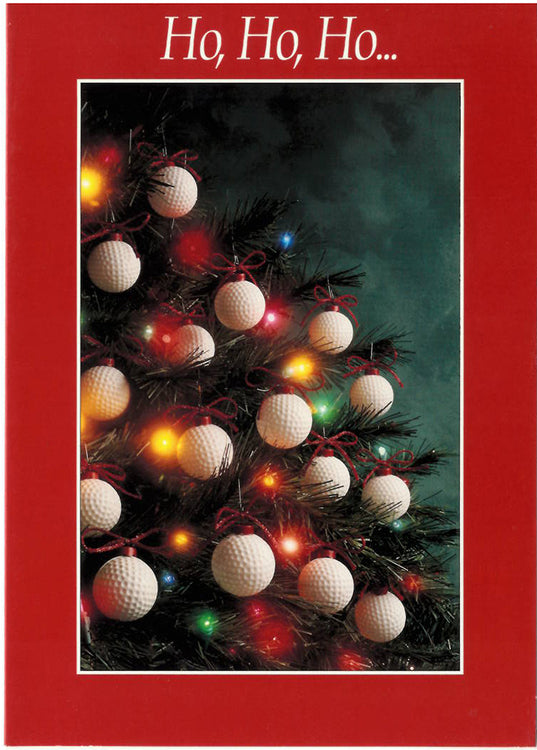 golf christmas cards