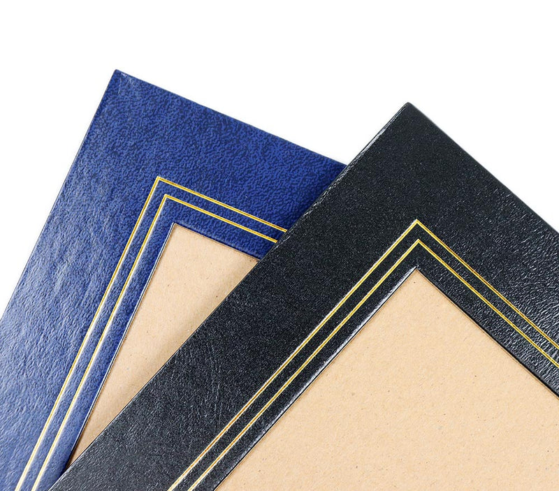 Personalized Deluxe Certificate Frame for 8.5x11 inserts (Blue or Black)