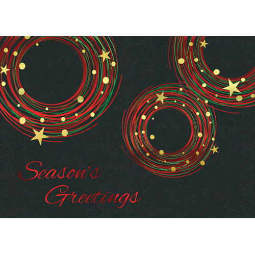 Festive Circles Holiday Card