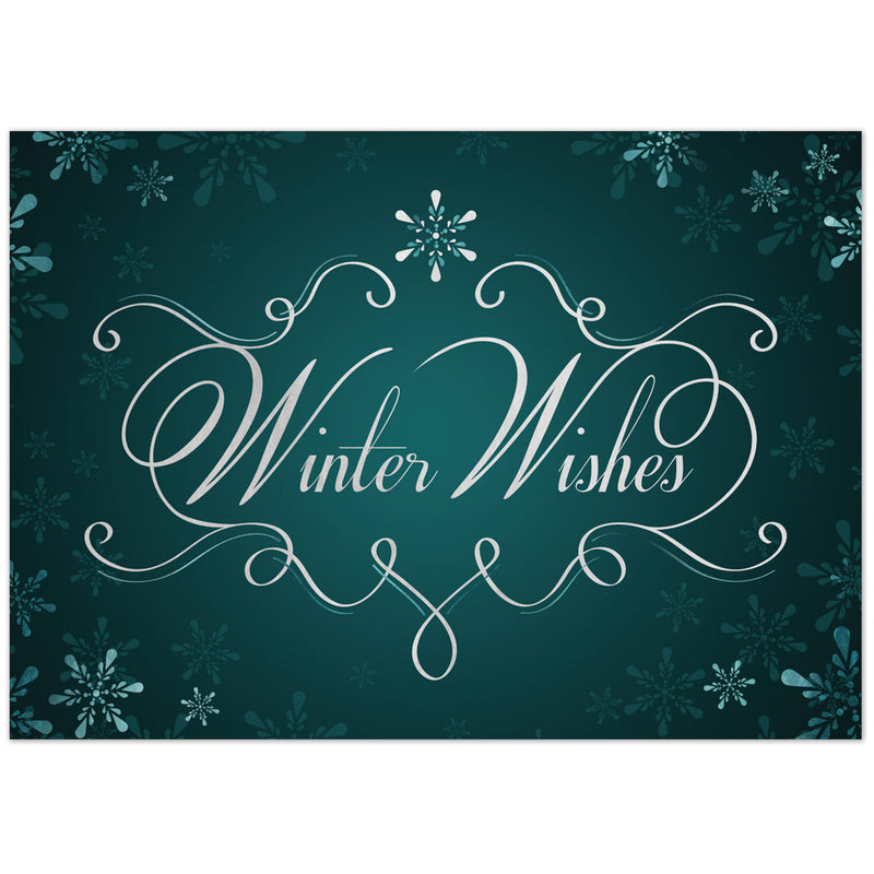 Winter Wishes Holiday Card