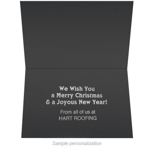 Silver Trees Holiday Card
