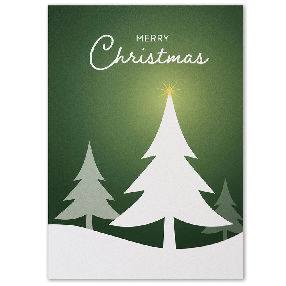 christmas tree greeting cards