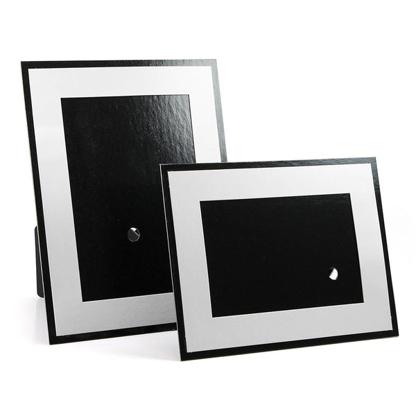 Blank frames, one horizontal and one vertical