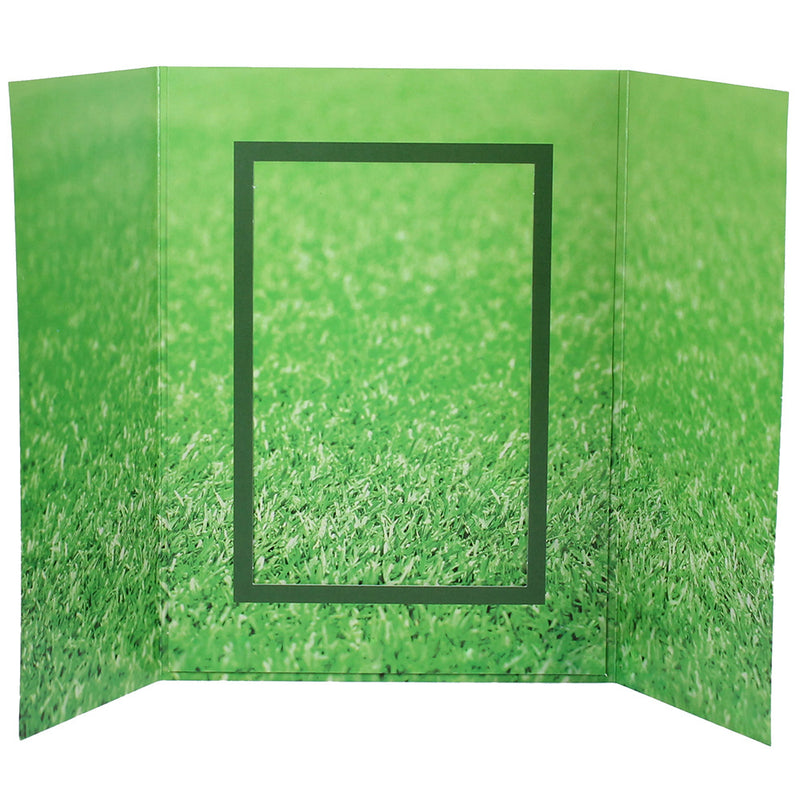 Blank Golf Gatefold Photo Folder for Vertical 4x6 or 5x7 Prints