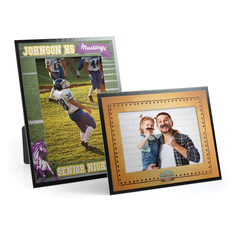 Printed Cardboard Frame for 4x6 or 5x7 Photos β Black or White Backing