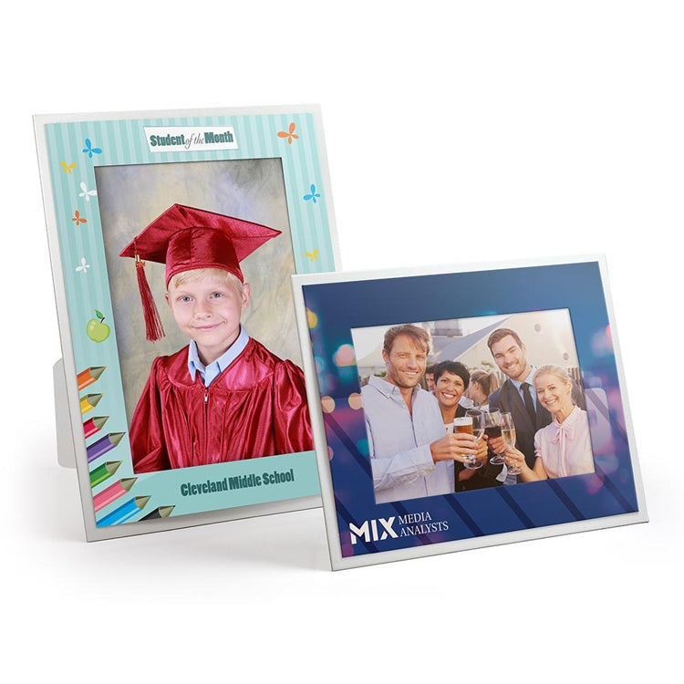 Printed Cardboard Frame for 4x6 or 5x7 Photos β Black or White Backing