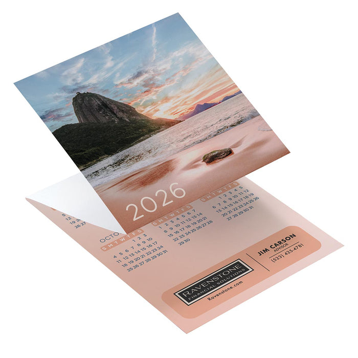 Beach Tri Fold Calendar