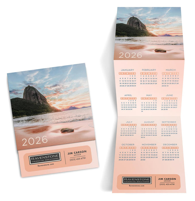 Beach Tri Fold Calendar