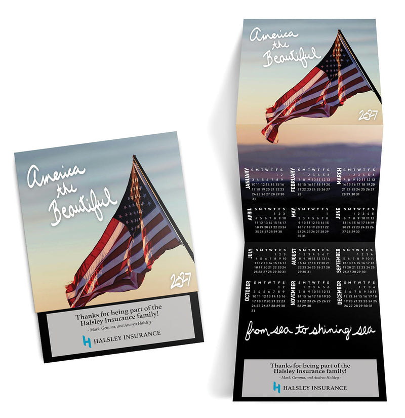 USA Tri Fold Calendar