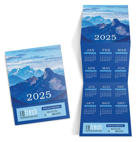 Landscape Tri Fold Calendar