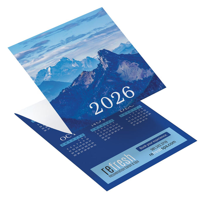 Landscape Tri Fold Calendar