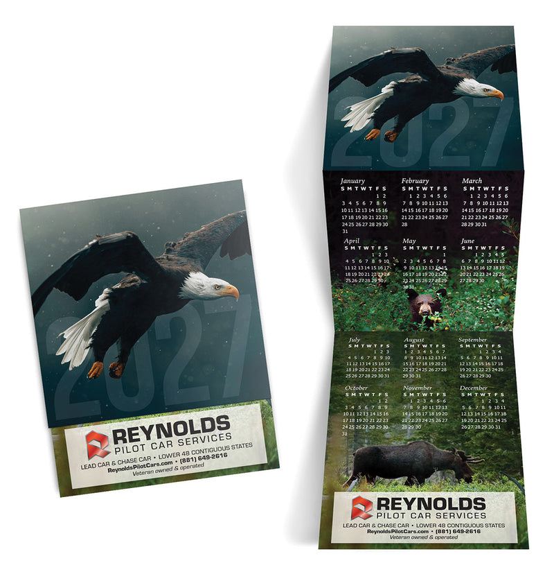 Wildlife Tri Fold Calendar