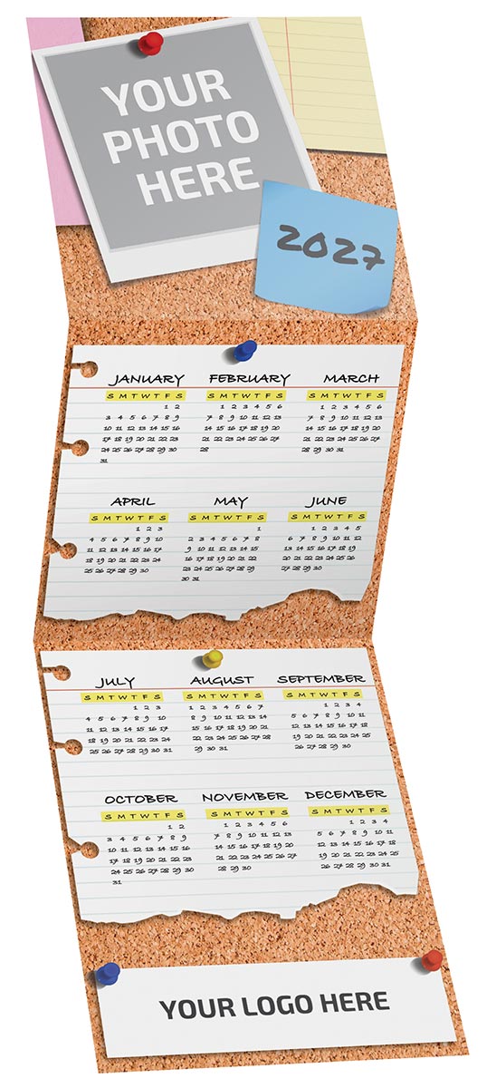 Custom Photo Tri Fold Calendar