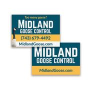 18x12 double-sided yard sign