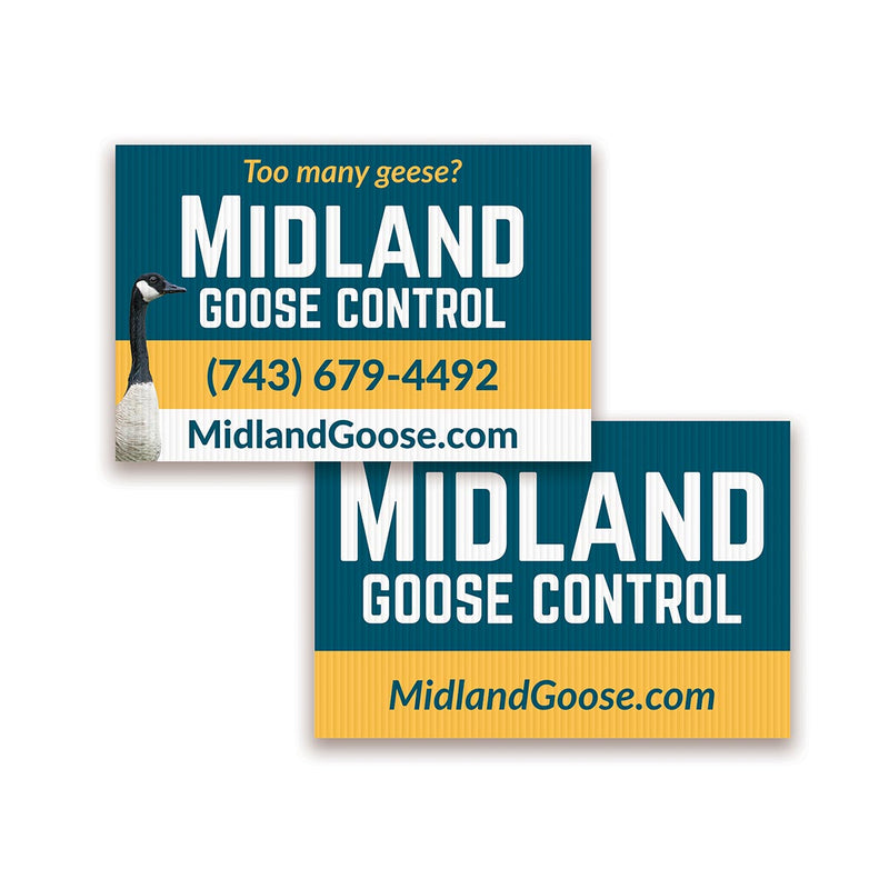 18x12 double-sided yard sign