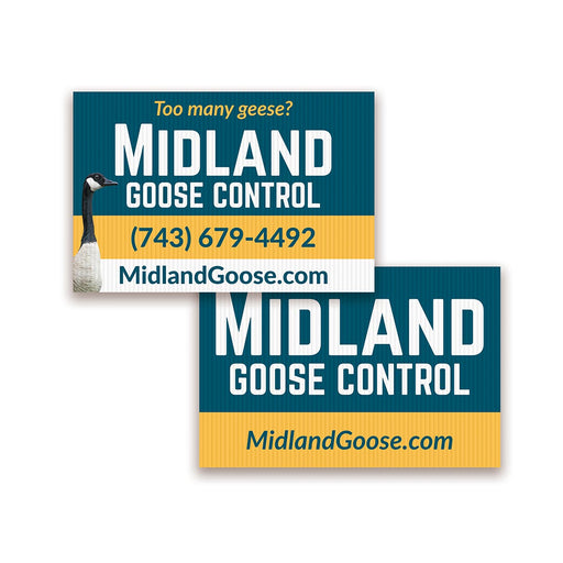 18x12 double-sided yard sign