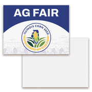 Yard sign printed on one side