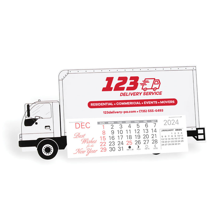 Delivery Truck Desk Calendar