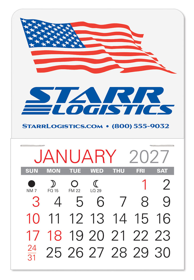 Patriotic Value Stick Calendar