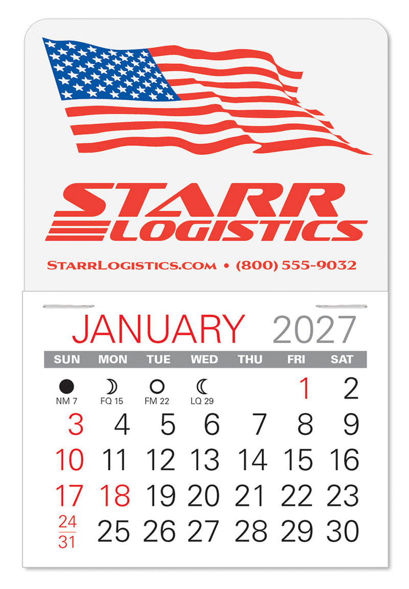 Patriotic Value Stick Calendar
