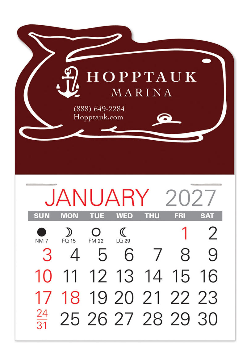 Whale Value Stick Calendar