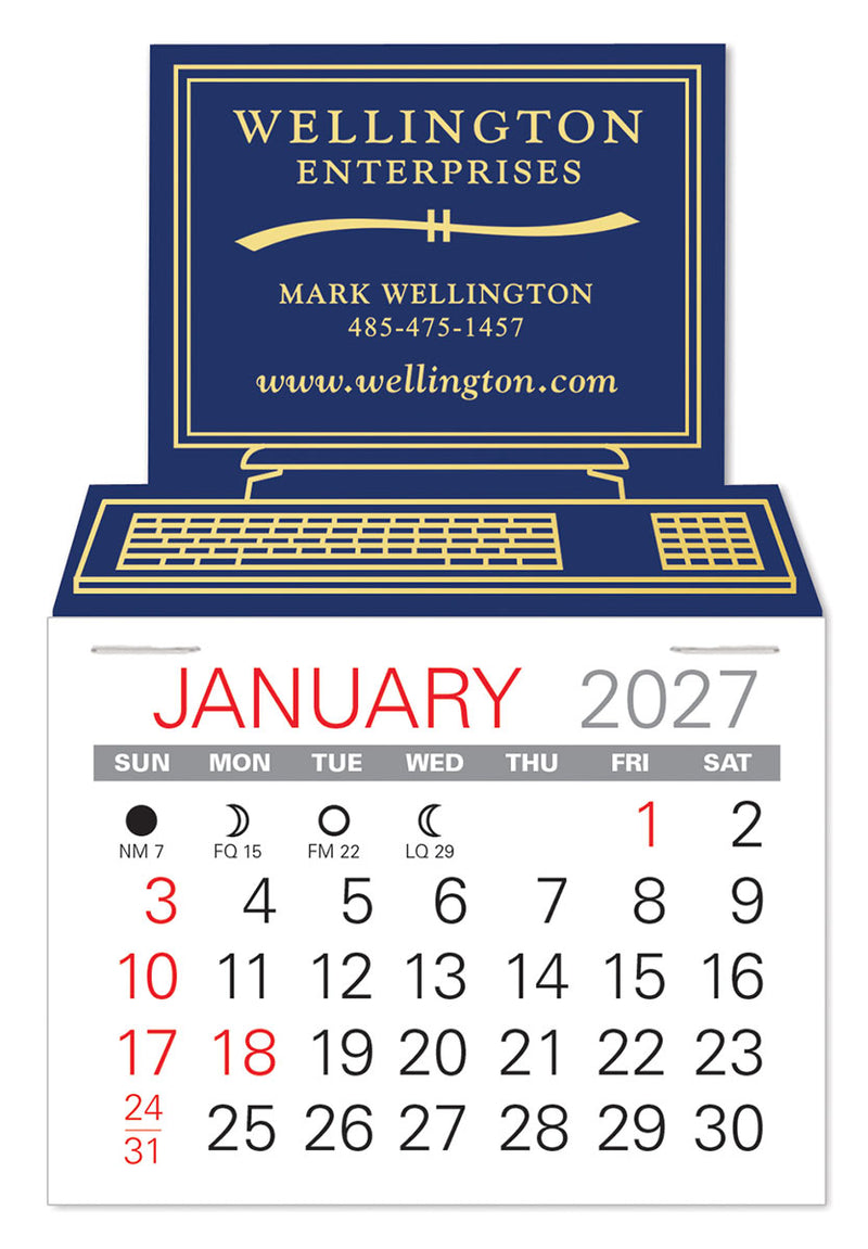 Computer Value Stick Calendar