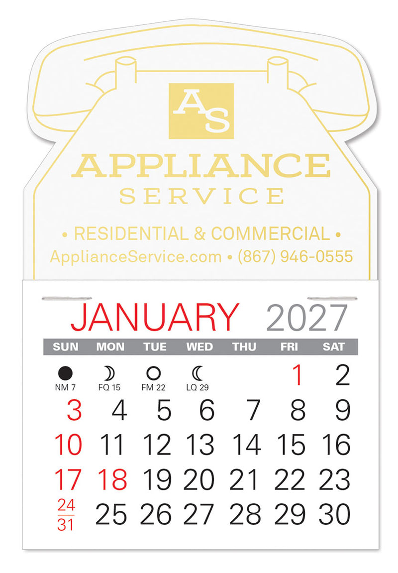 Telephone Value Stick Calendar