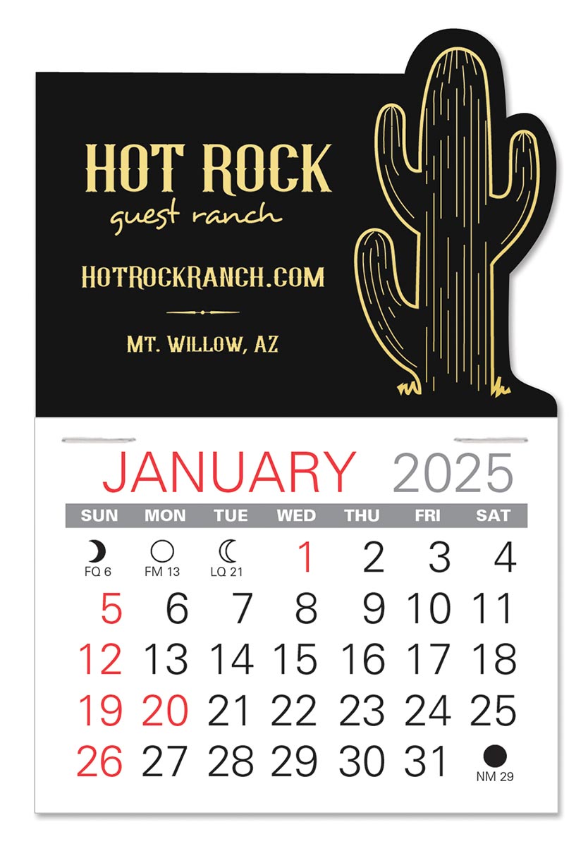 Cactus Value Stick Calendar