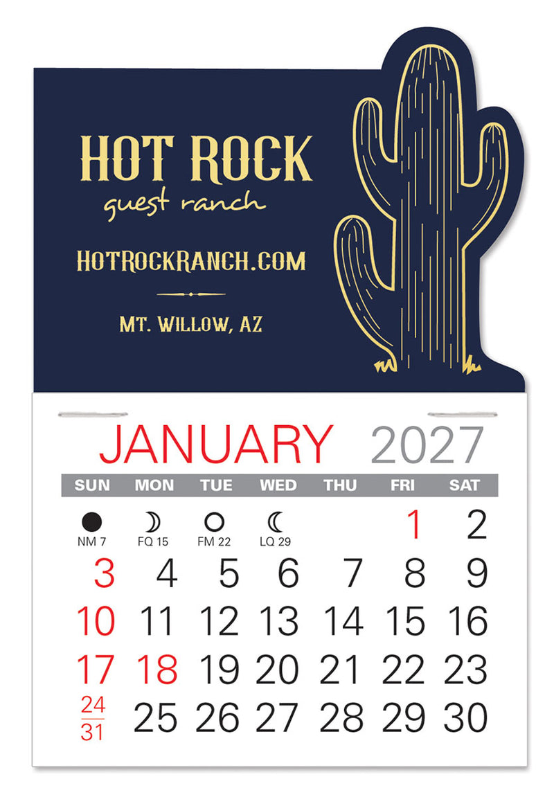 Cactus Value Stick Calendar
