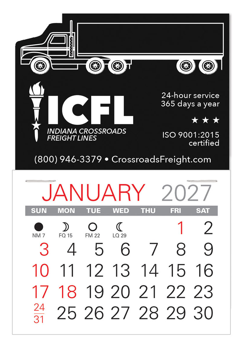Semi Truck Value Stick Calendar