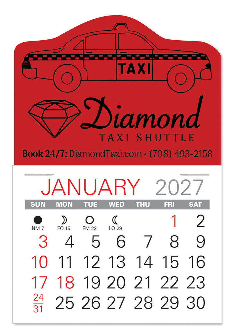 Taxi Value Stick Calendar