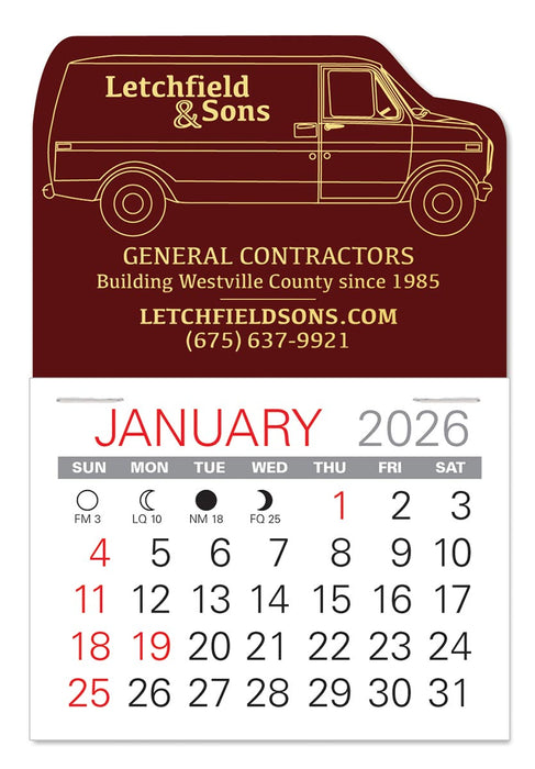 Van Value Stick Calendar