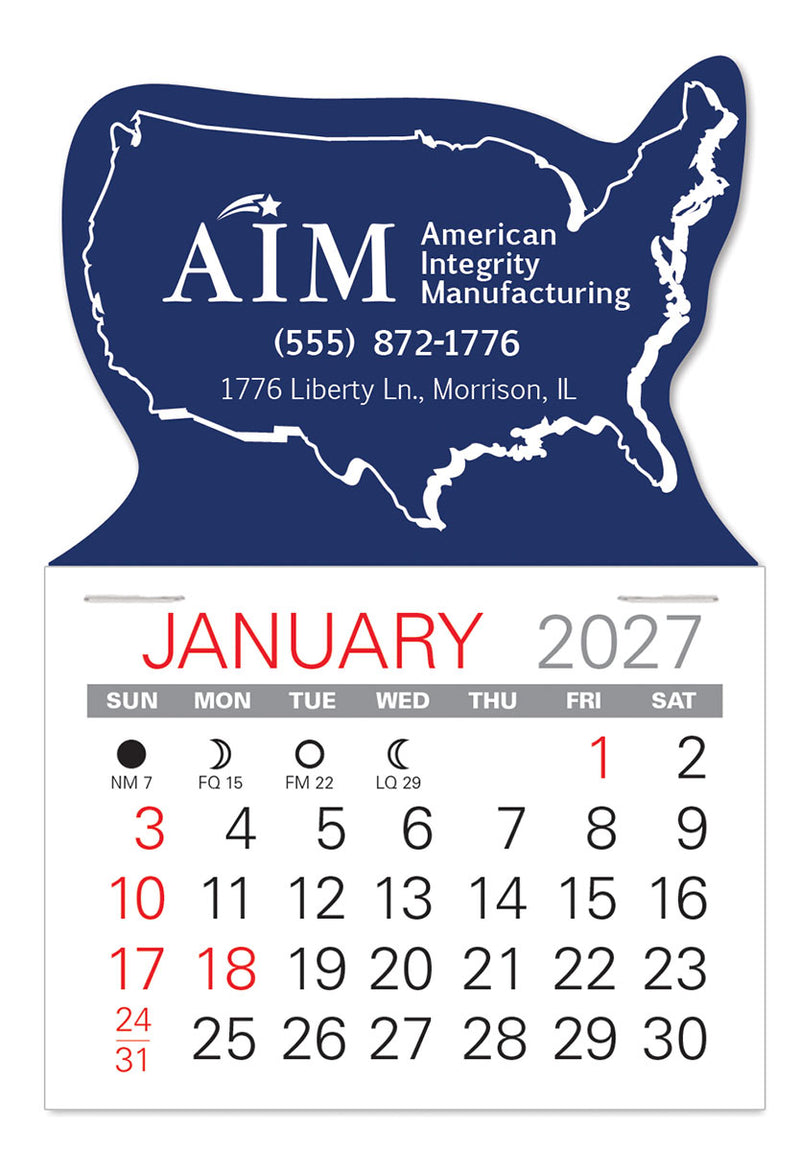 USA Value Stick Calendar