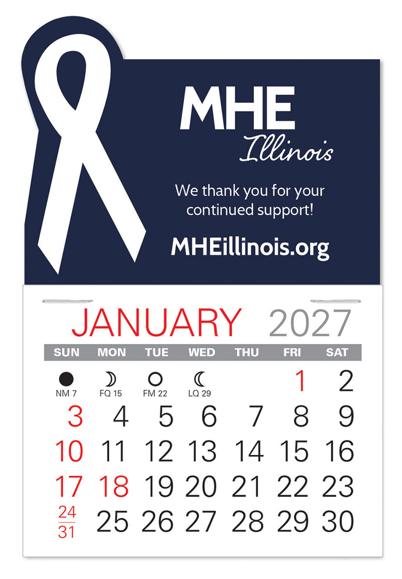 Awareness Ribbon Value Stick Calendar
