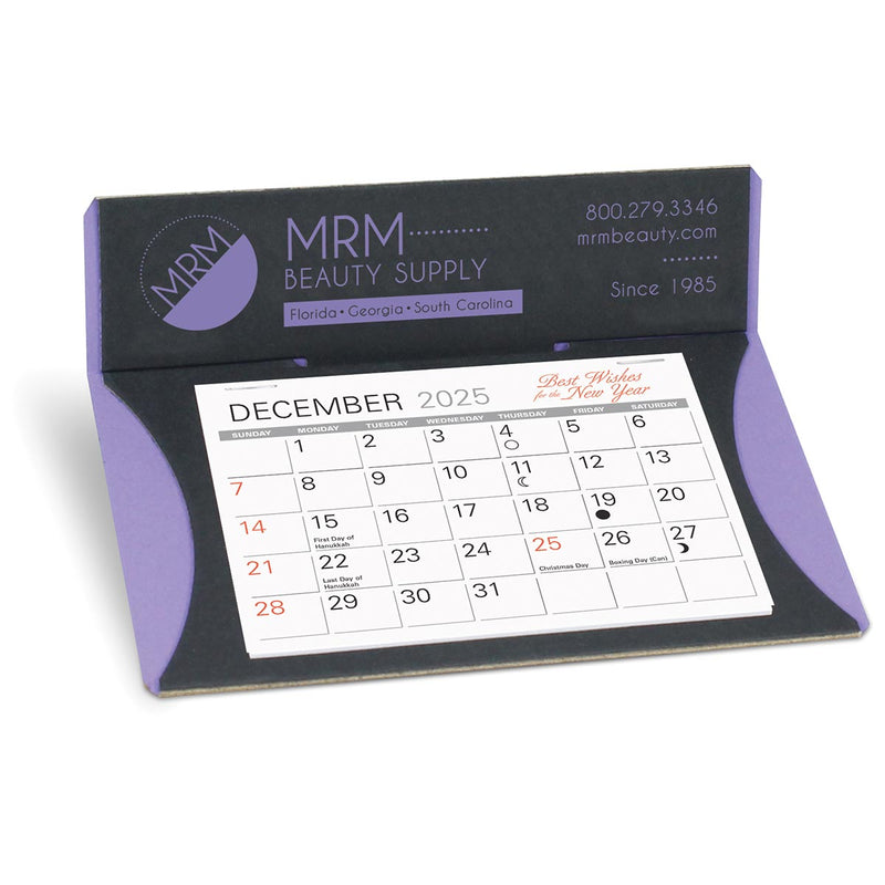 Crescent Desk Calendar