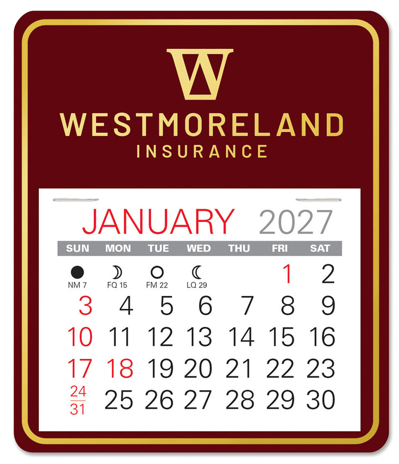 Universal Easy Stick Calendar