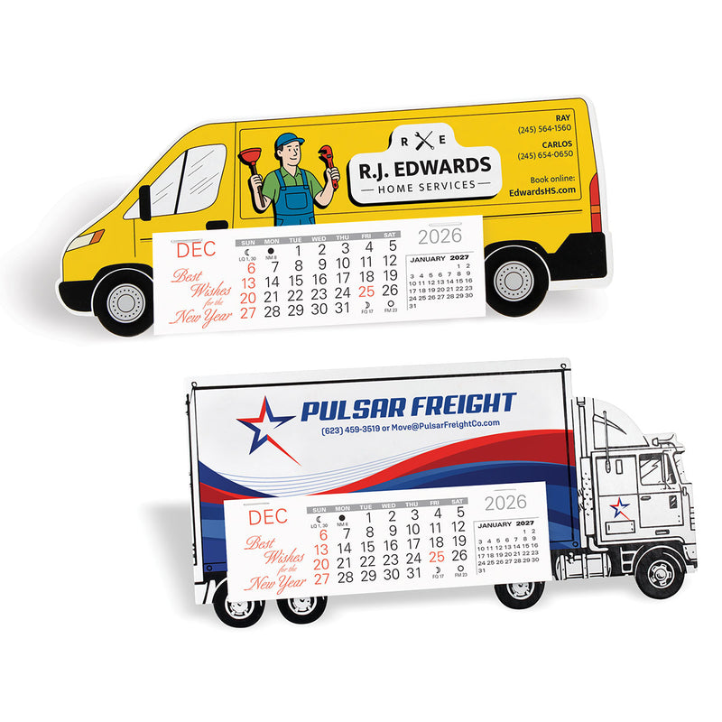 Custom Printed Truck Calendars