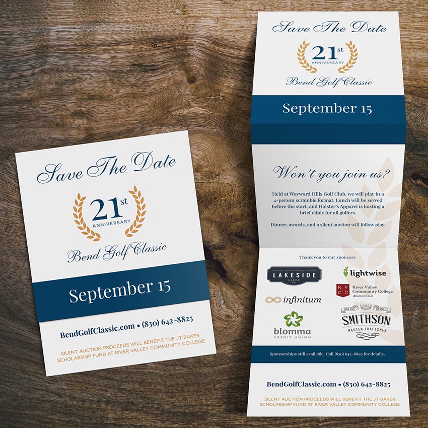 Custom Tri-Fold Event Invites