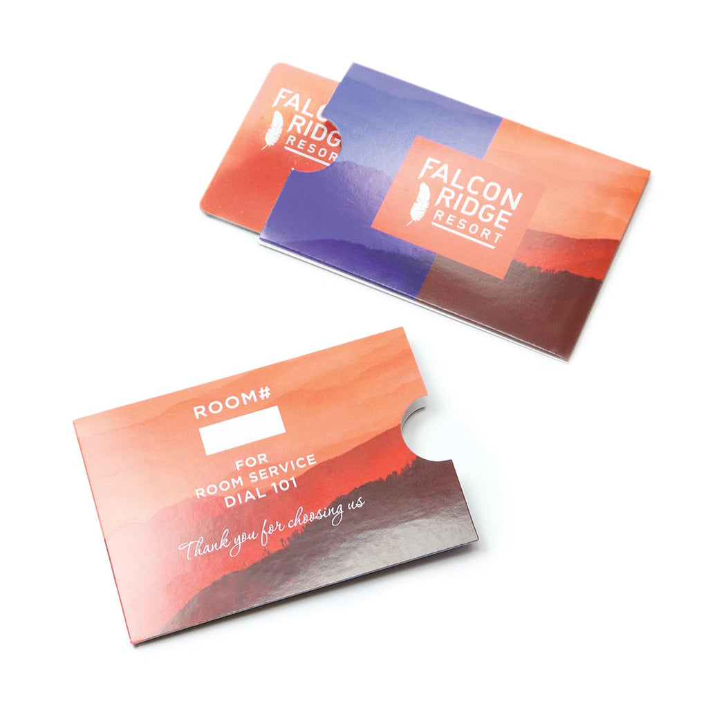 Hotel Room Key Card Sleeve w/Your Logo | On The Ball Promotions Hotel Room Key Card Sleeve w/Your Logo | On The Ball Promotions