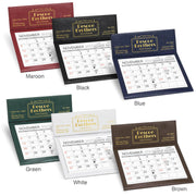 Desk calendar color options