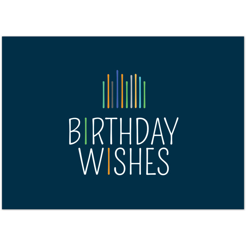 Modern Birthday Wishes Greeting Card