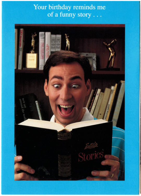 Funny Story Golf Birthday Card