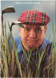 In The Rough Funny Golf Birthday Card