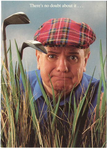 In The Rough Funny Golf Birthday Card