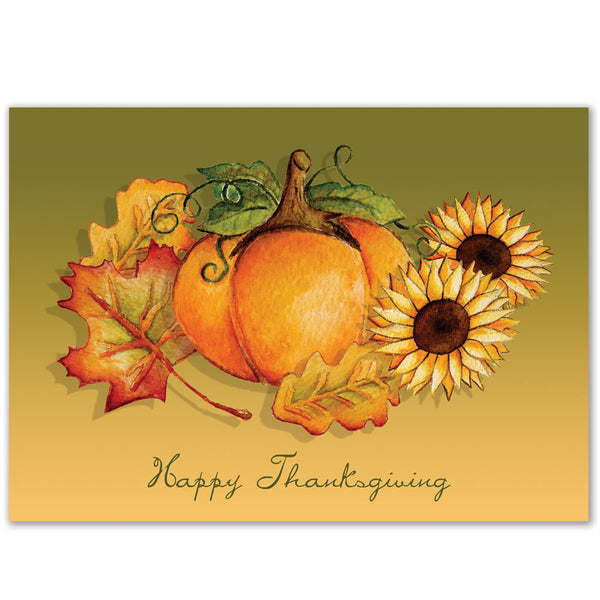 Pumpkin Thanksgiving Card